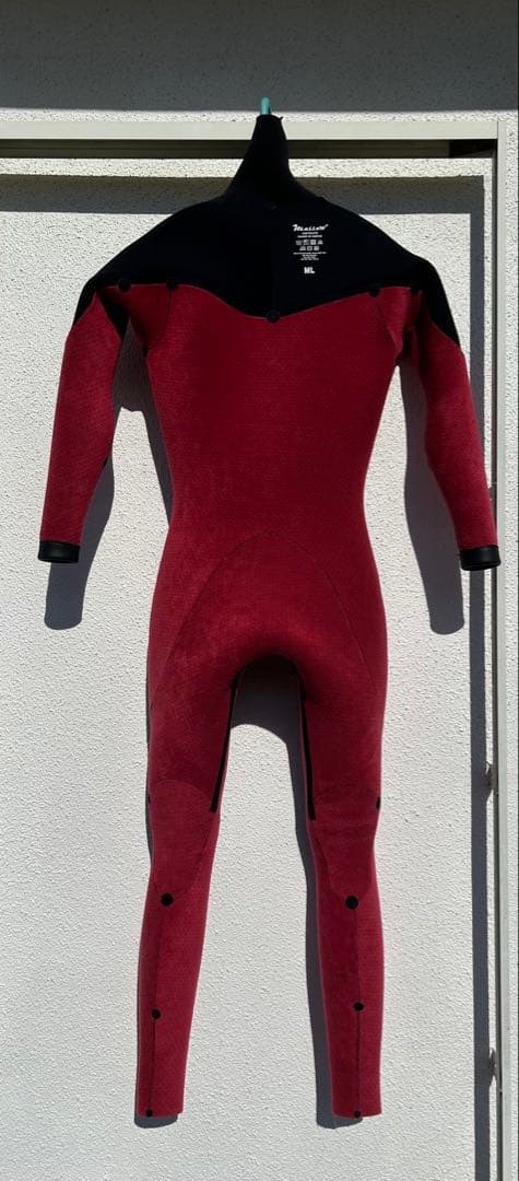 ジャージセミドライ３×３ チェストジップ ロングネック メローウエットスーツ