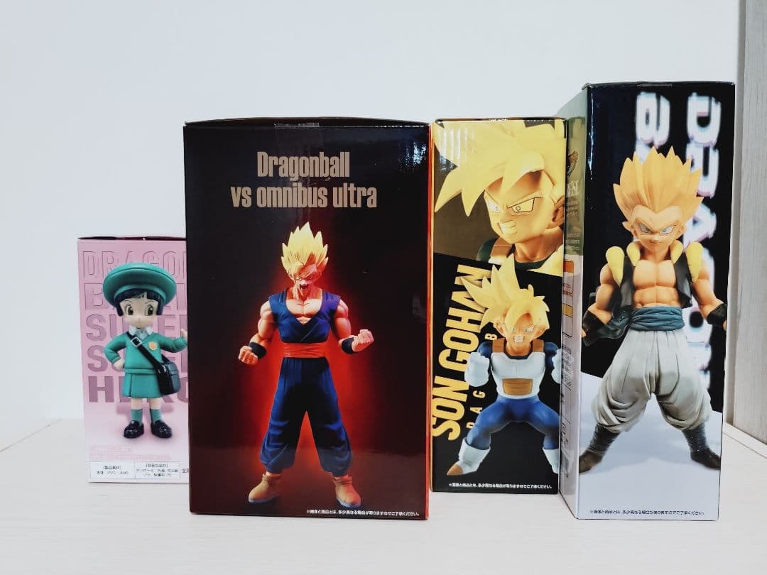 一番くじドラゴンボール MASTERLISE 4体セット ゴテンクス 悟飯 パン