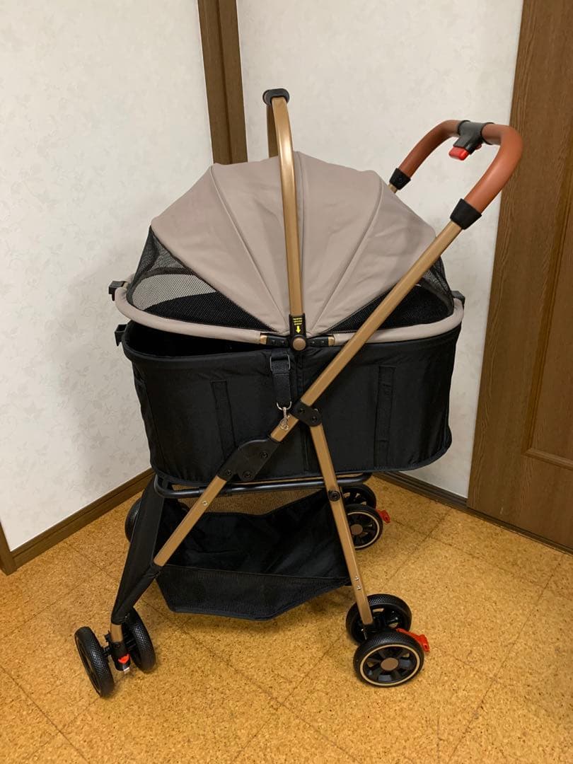 ペットカート 折りたたみ可能 犬用カート 犬バギー 軽量 耐荷重25Kg 犬