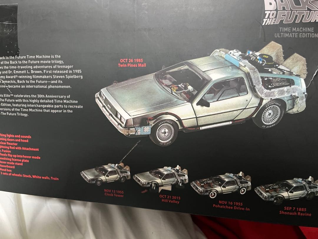 バックトゥーザフューチャー　デロリアン　バックトゥザフューチャー