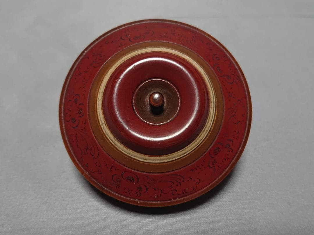 旧家蔵出し　独楽　香合