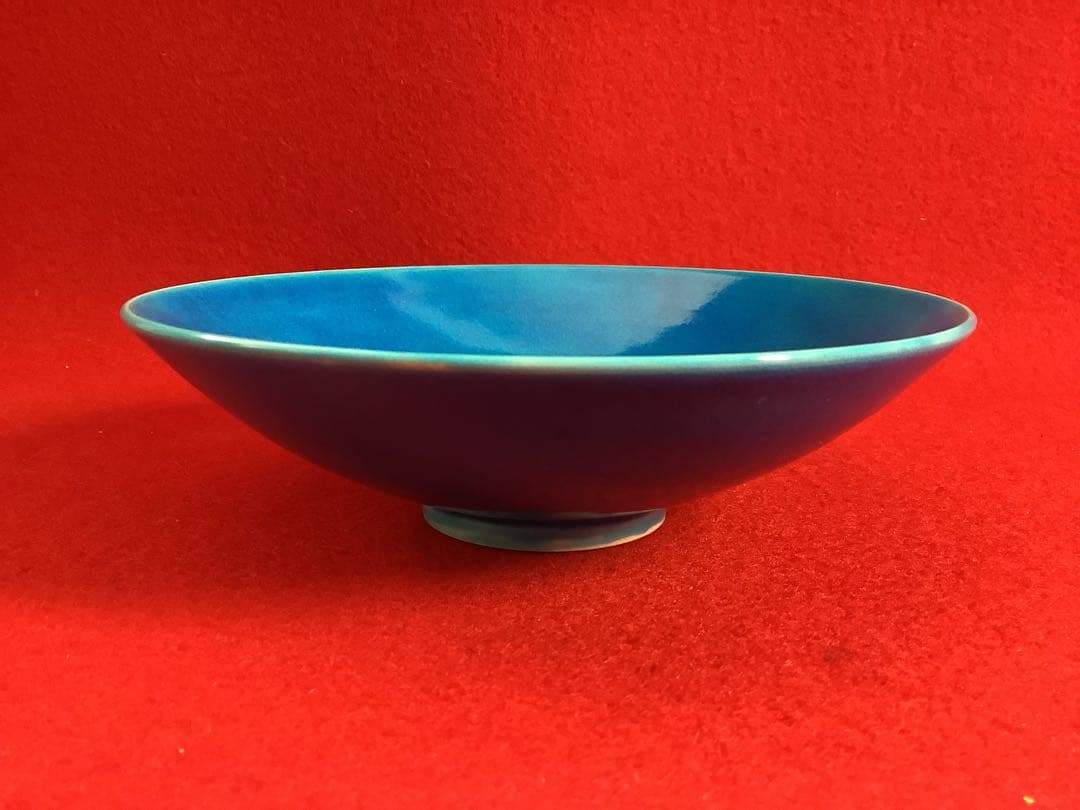 平茶碗　コバルトブルー　【中古美品】