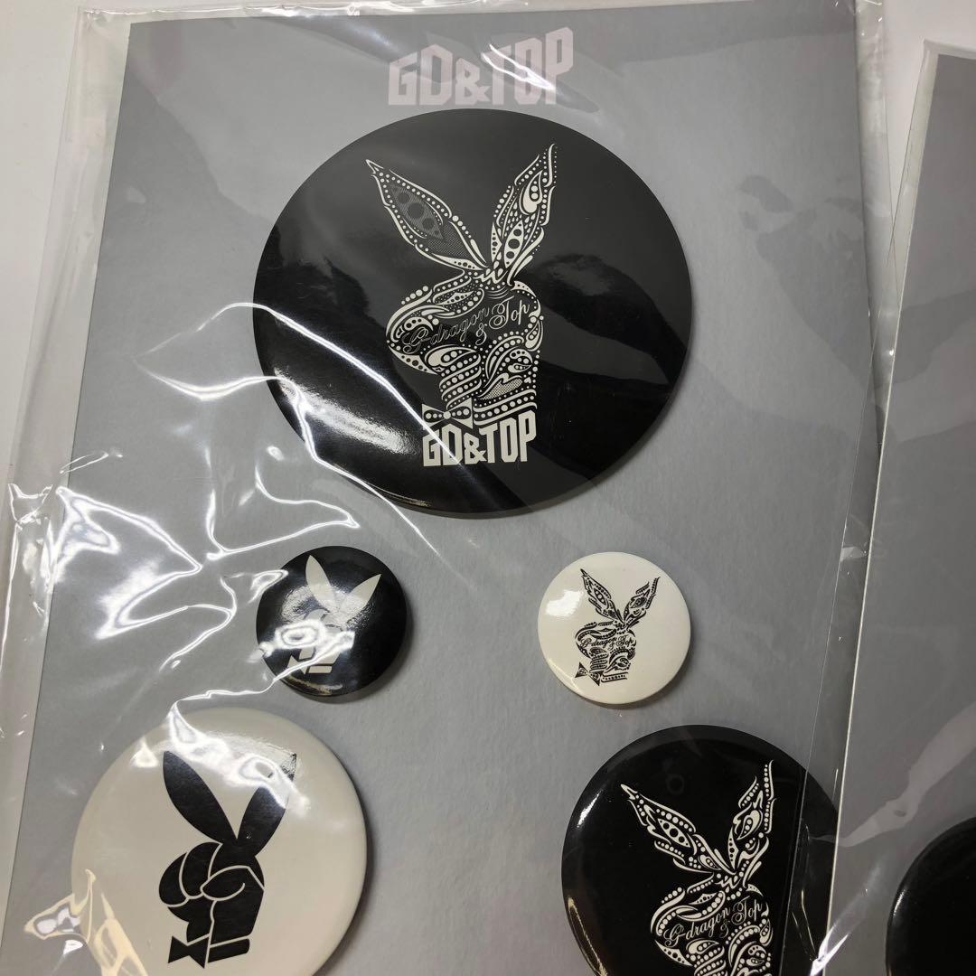GD & TOP 缶バッチ 4種　公式グッズ　BIGBANG G-DRAGON