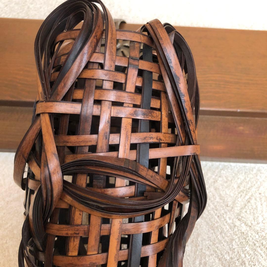 竹工藝　茶道具　花生け　民藝　掛け花生け