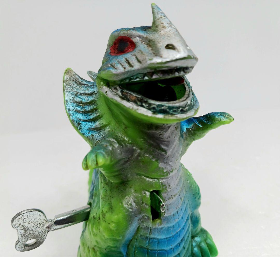 当時物 ヨネザワの怪獣 トドラ 発火式ゼンマイ動力