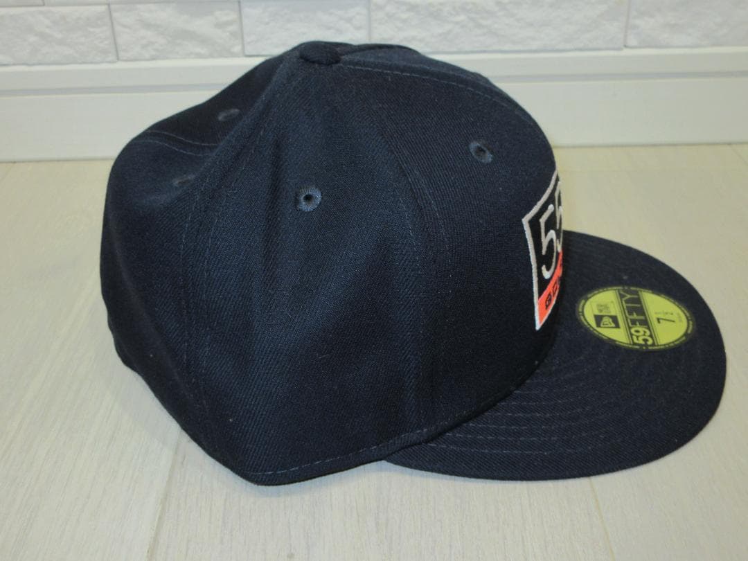 ★美品★GOLFICKERS 5525 NEWERA ネイビーキャップ 59.6