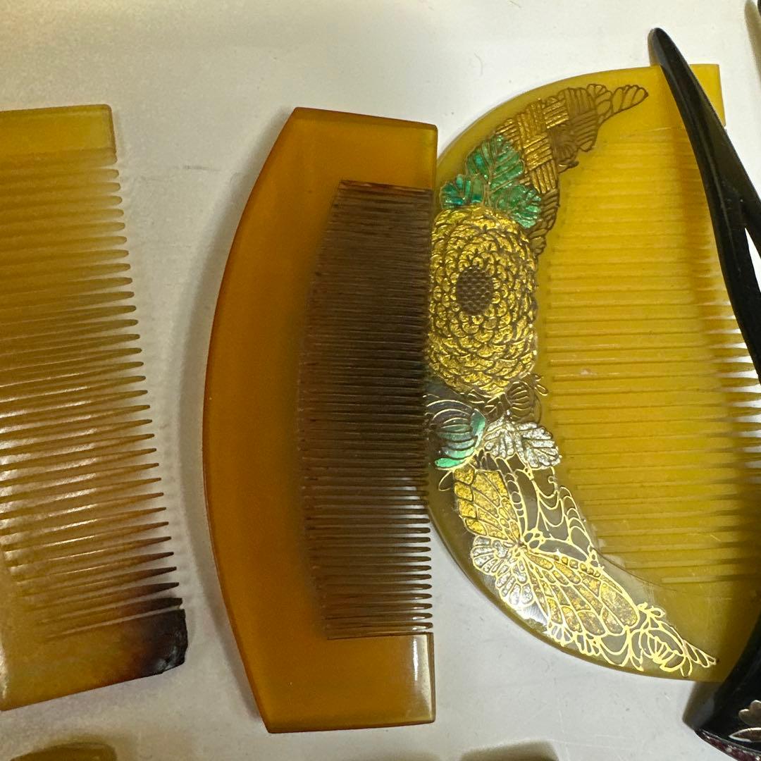 髪飾り，アクセサリー，鼈甲，金工，まとめ売り