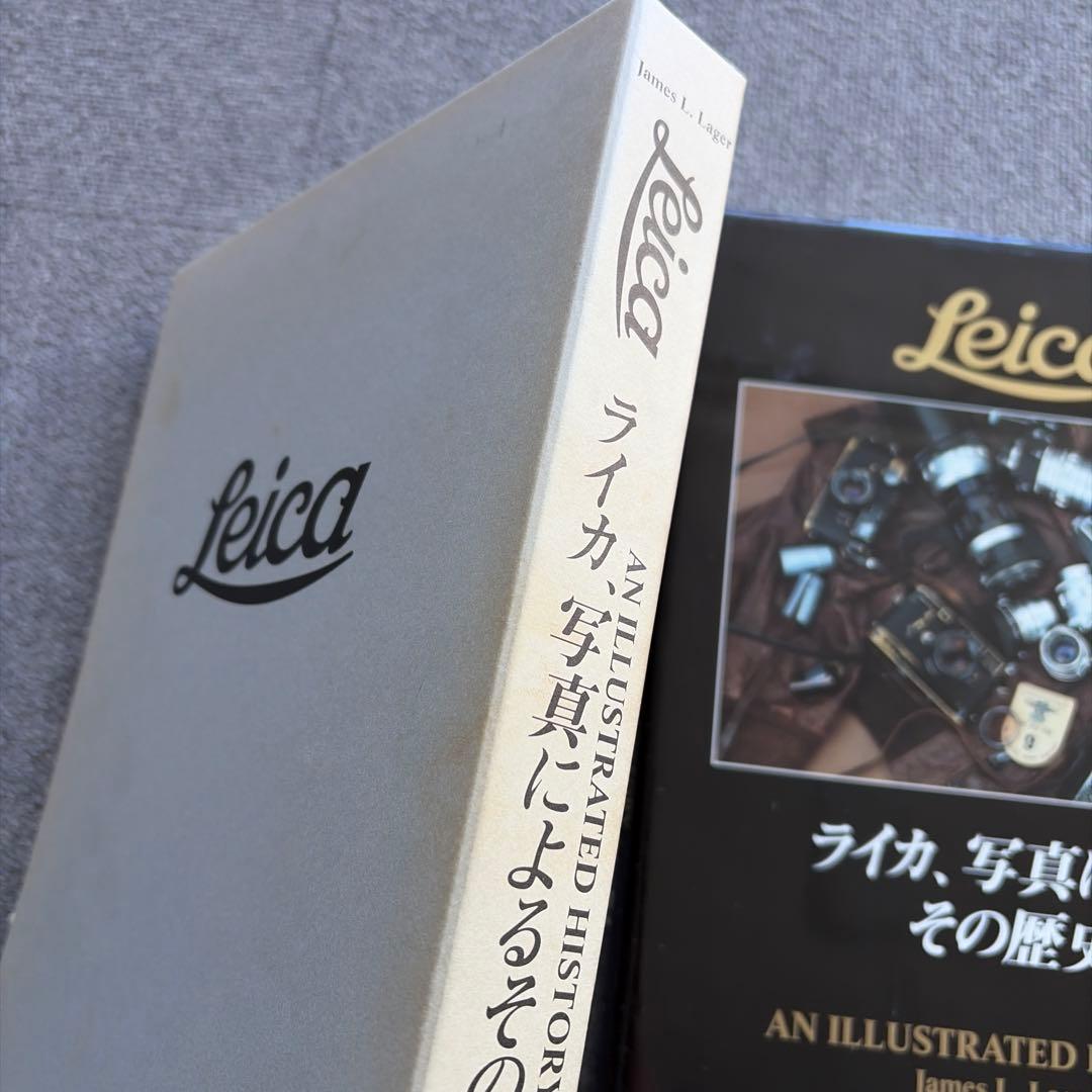 Leica 写真によるその歴史 ケース　外箱付き　ライカ 初版