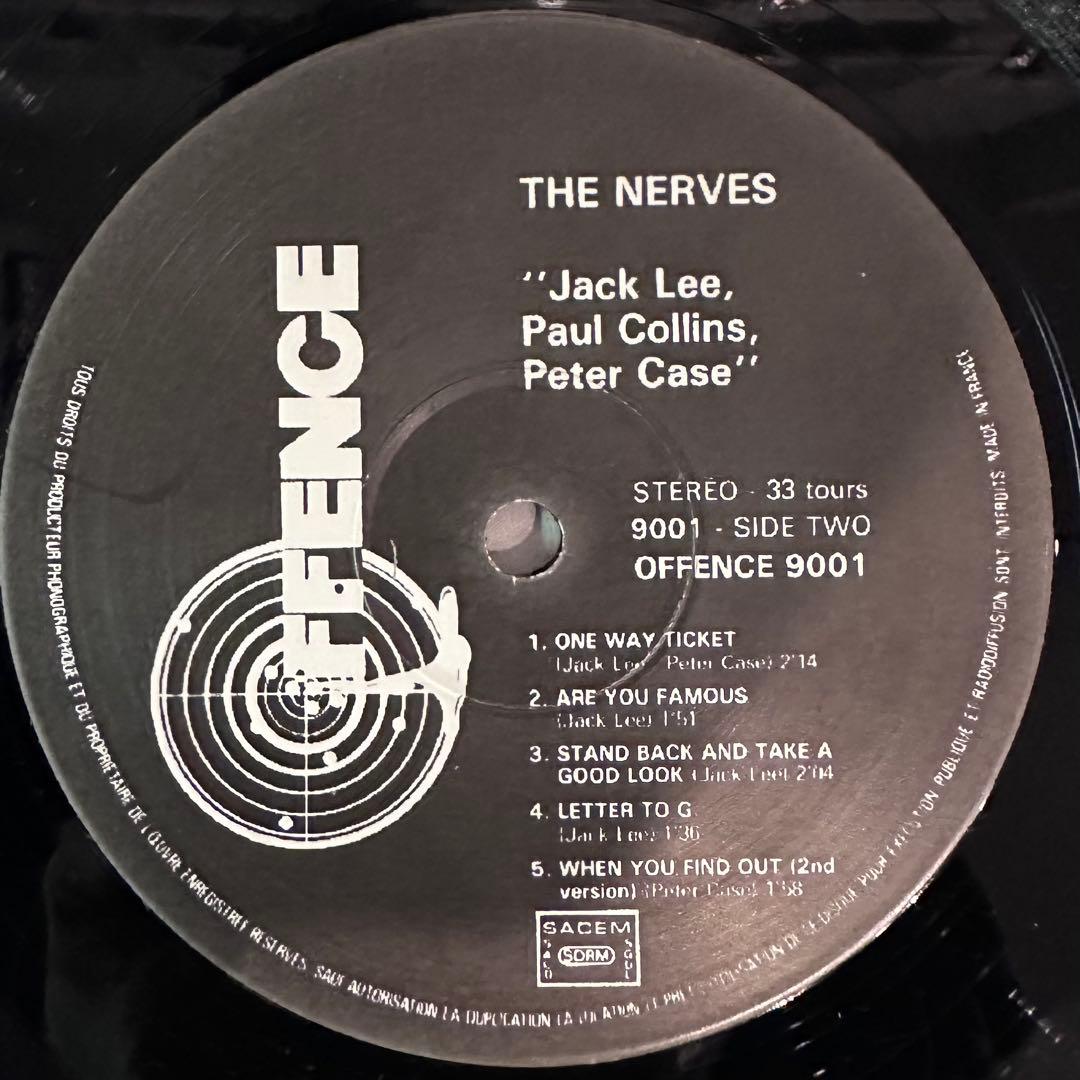 洋楽 The Nerves Jack Lee, Paul Collins, LP