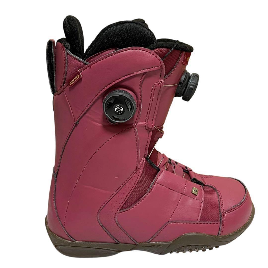 【美品】スノーボードブーツ　レディース　HERA ダブルBOA ライド RIDE