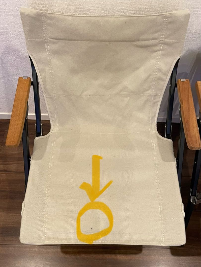 スノーピーク ローチェアショート　アイボリー2脚セット