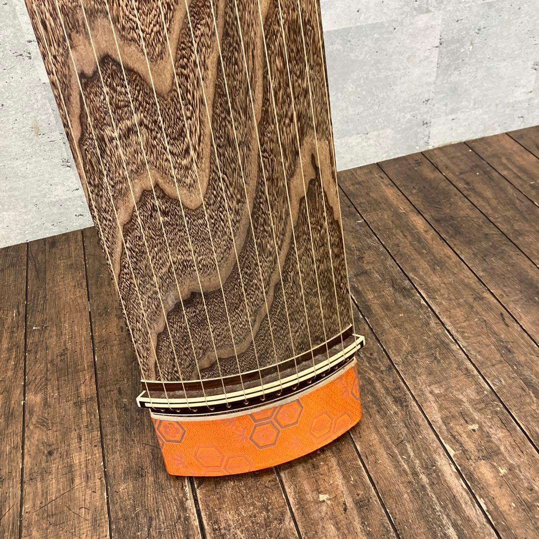 昭和レトロ すだれ彫り 13弦 琴 箏 和楽器 弦楽器 伝統工芸 楽器 レトロ