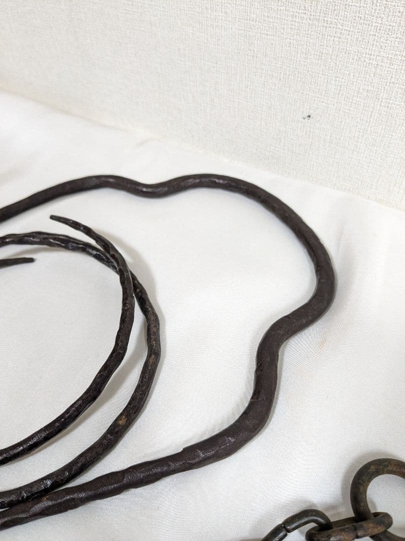 茶道具 釣釜道具 釣手釜鎖