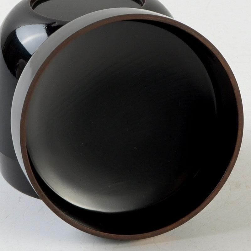 茶道具　塗師　幸悦作　つぼつぼ蒔絵　中棗　共箱　V　9389