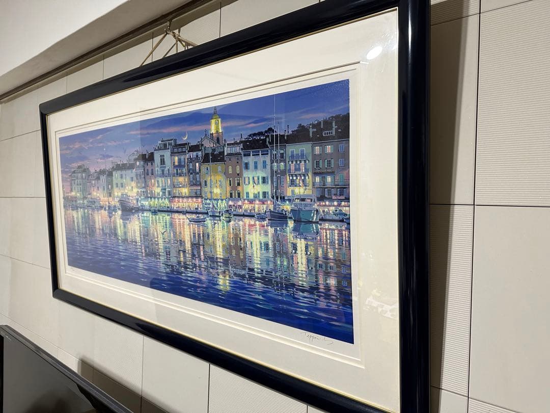 値下げ！笹倉鉄平「サントロペ」シルクスクリーン