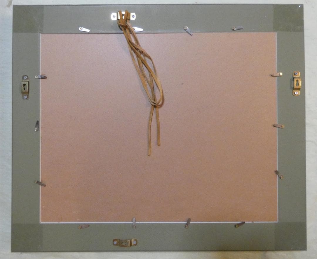 油絵　静物 額付き　山下清　F6 【　ヒマワリ　】手描き　肉筆