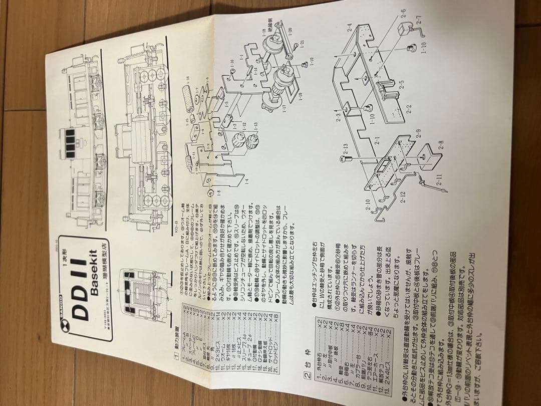 ・*・様 サンゴ　JNR DD11 一次形　車体キット　ジャンク