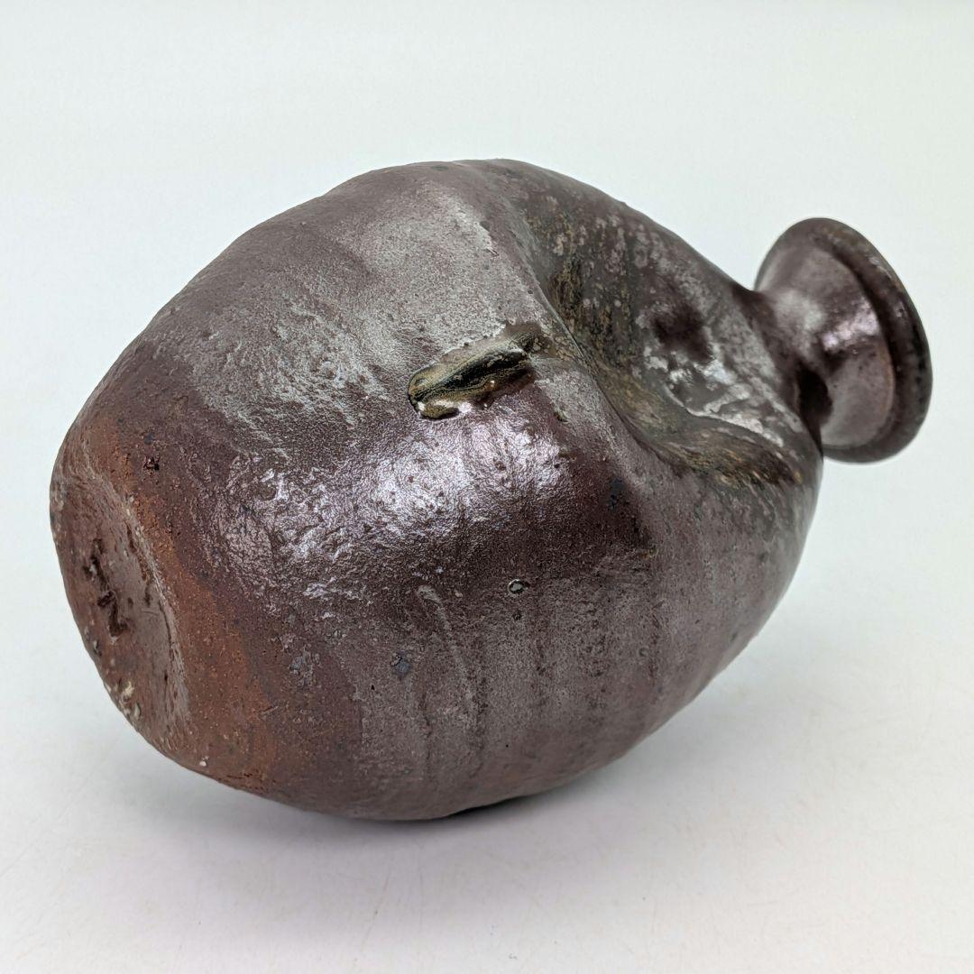 備前市無形文化財 木村玉舟 備前焼 徳利 共箱 酒器 食器 とっくり 伊部手