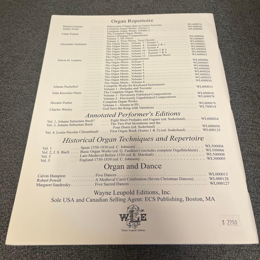 パッヘルベル　鍵盤作品全集第１巻：前奏曲とトッカータ