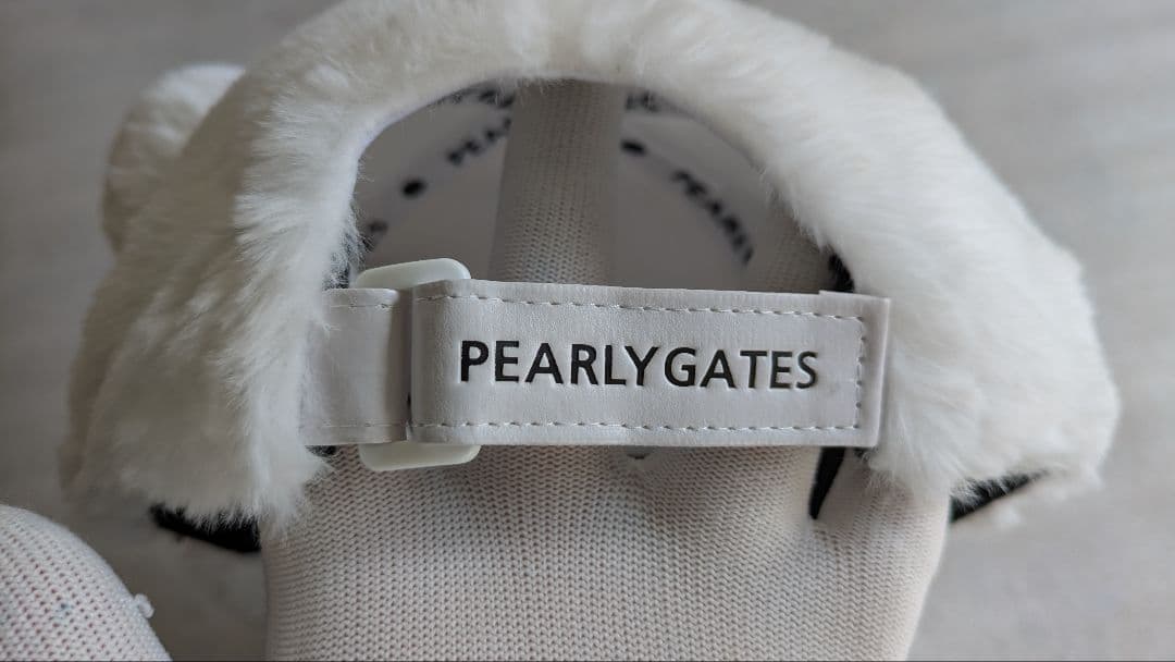 パーリーゲイツ　くま耳キャップ　白キャップ