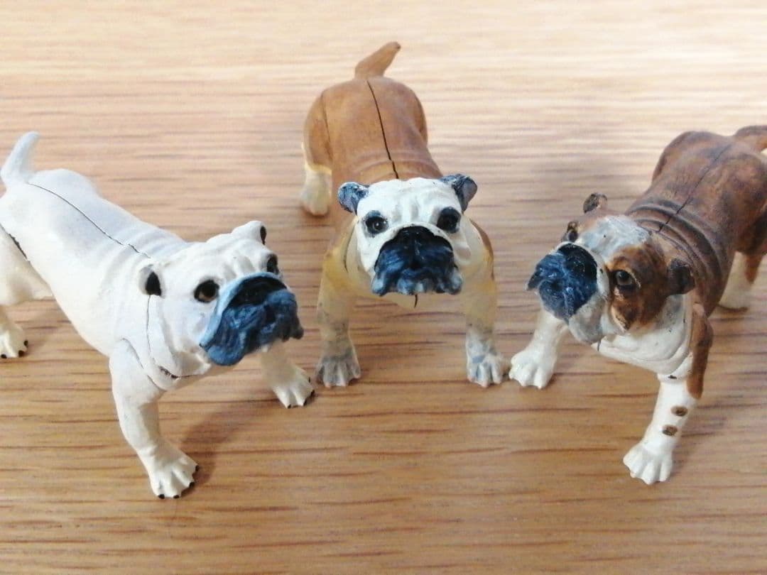 5匹まとめ売り ブルドッグ チョコエッグ スクラッチ当選品など