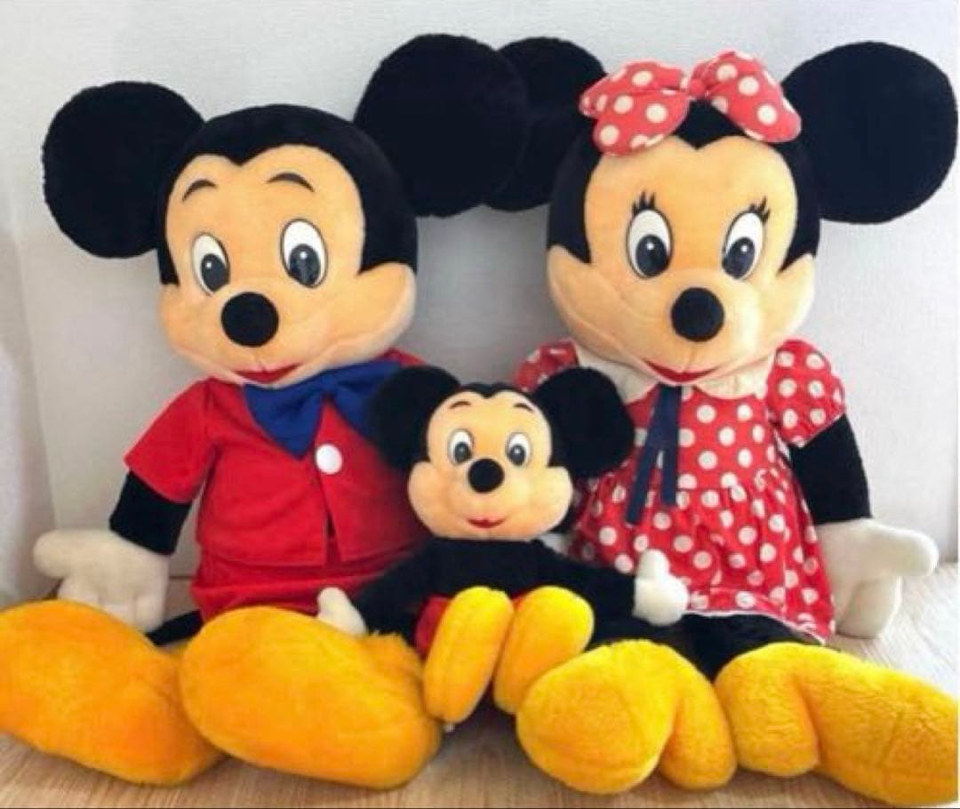 【希少】平成レトロ ミッキー ミニー ぬいぐるみセット