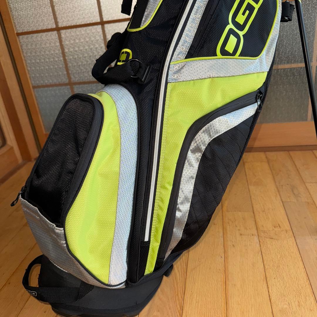 【美品！】OGIO キャディバッグ 8分割 ブラック・ライム