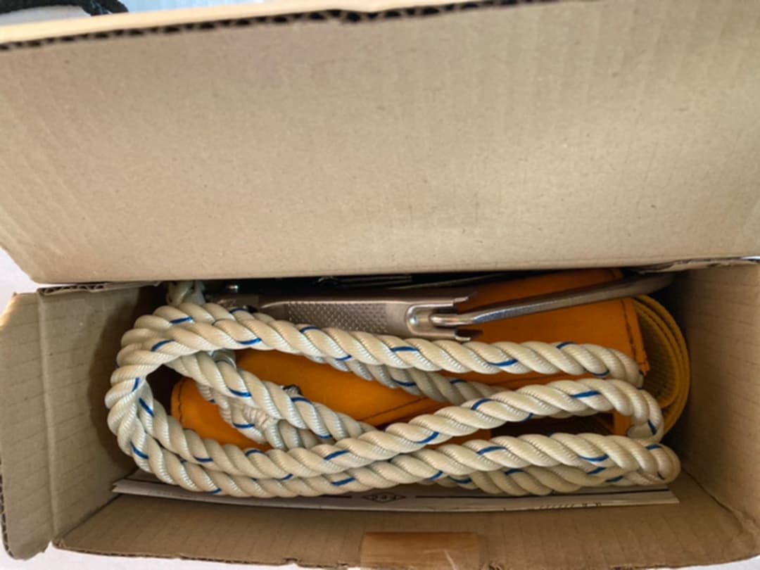 未使用　安全帯　1本吊り用