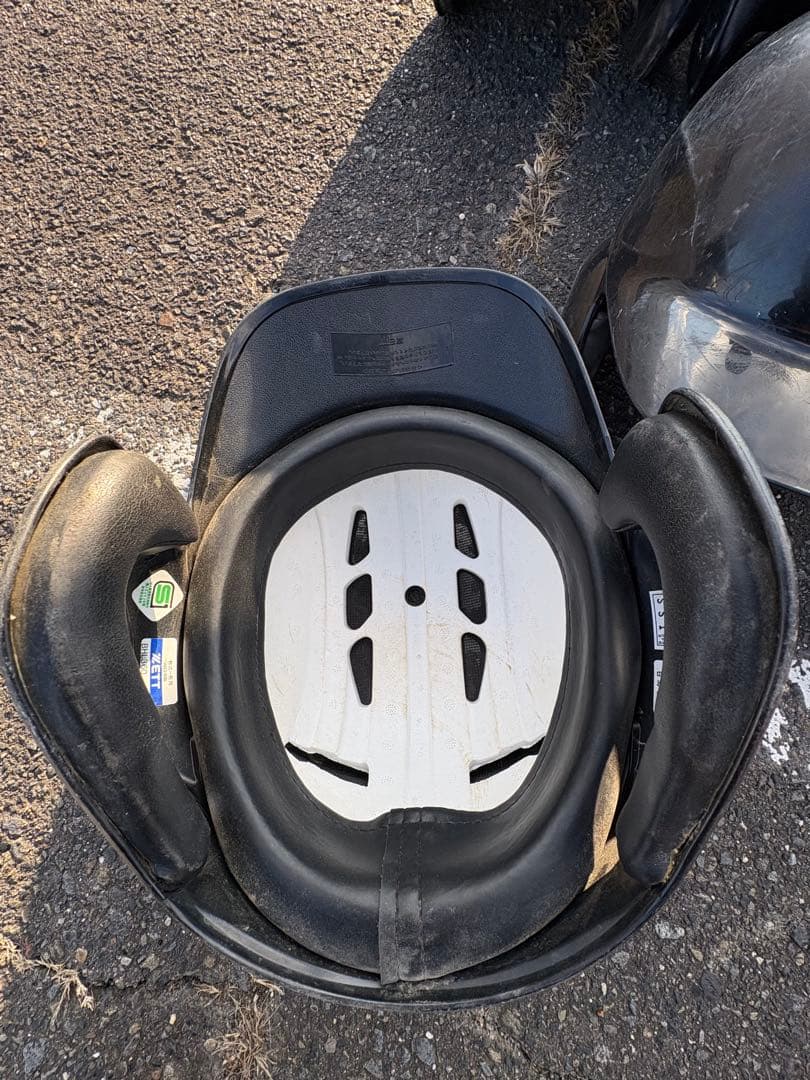 軟式野球用ヘルメット7式、ケース付き