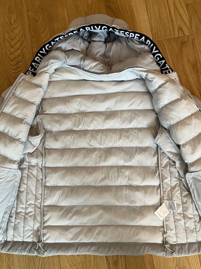 パーリーゲイツ ライトグレー ダウンジャケット サイズ5