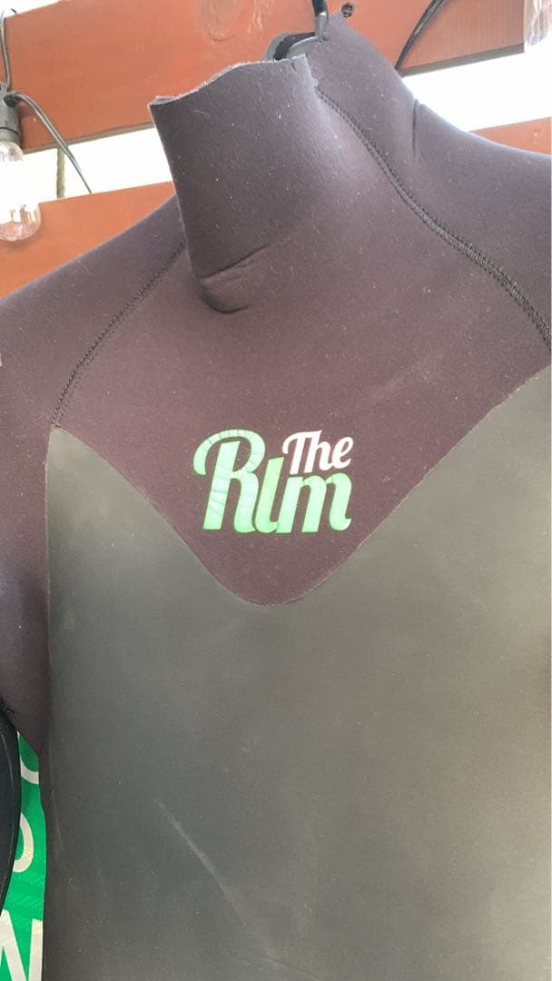 The Rim セミドライウエットスーツ ブラック/グリーン