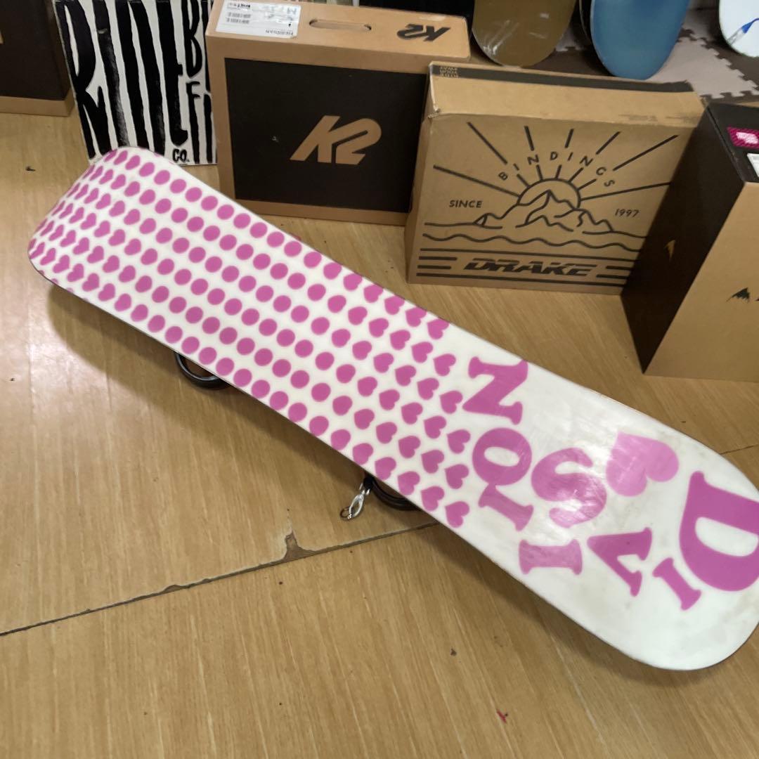 DIVISION×SWIVEL　キッズスノーボードセット　バイン付4点セット