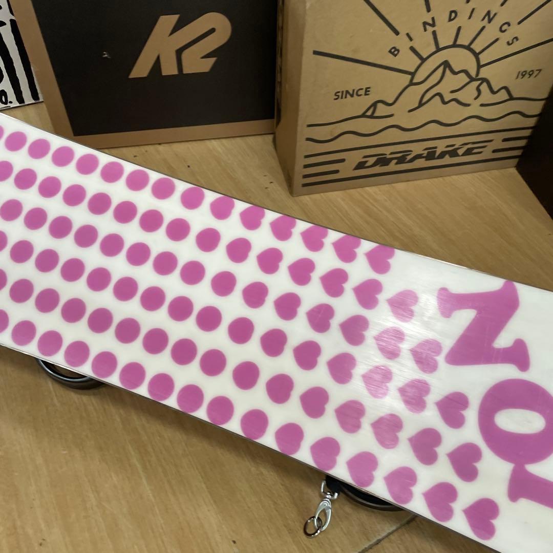 DIVISION×SWIVEL　キッズスノーボードセット　バイン付4点セット