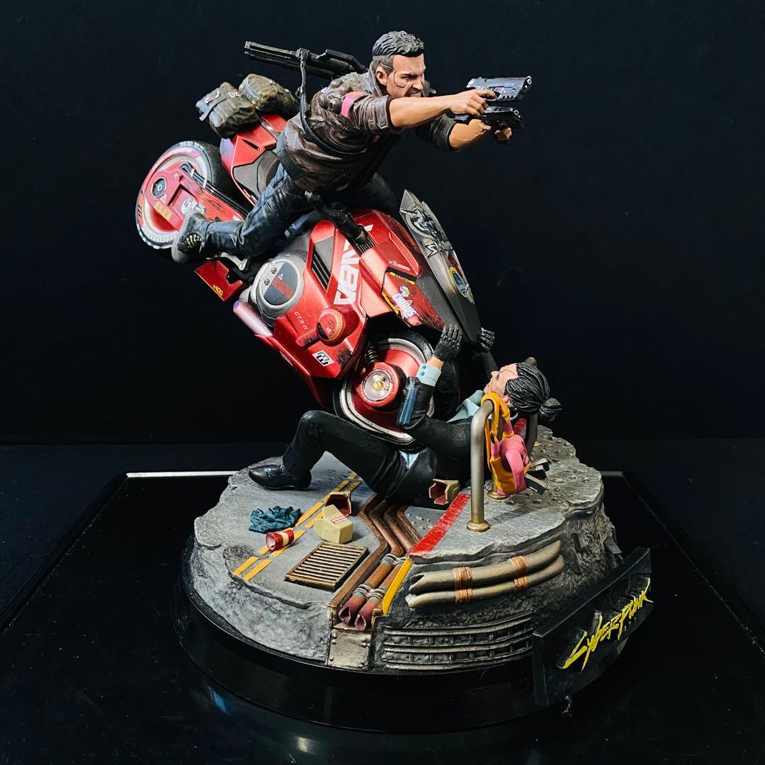 PS4 サイバーパンク2077 V＆YAIBA KUSANAGI スタチュー