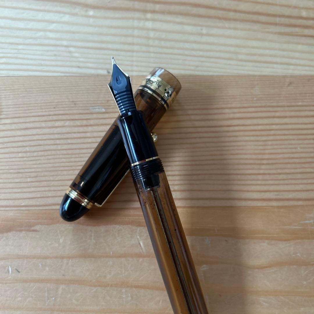 パイロット 万年筆 カスタム823 FKK3MRPBNM中字ブラウン軸