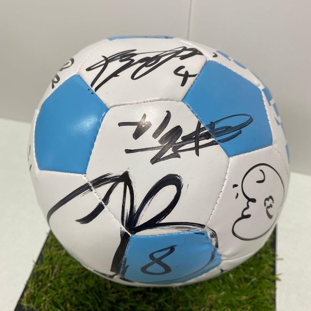 ジュビロ磐田　名波浩　松井大輔など　直筆サイン　クリアケース付き　柔らかいボール