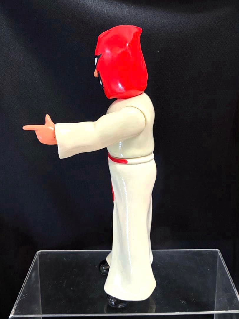 希少■マルサン 三人の支配者 ソフビ / タイガーマスク