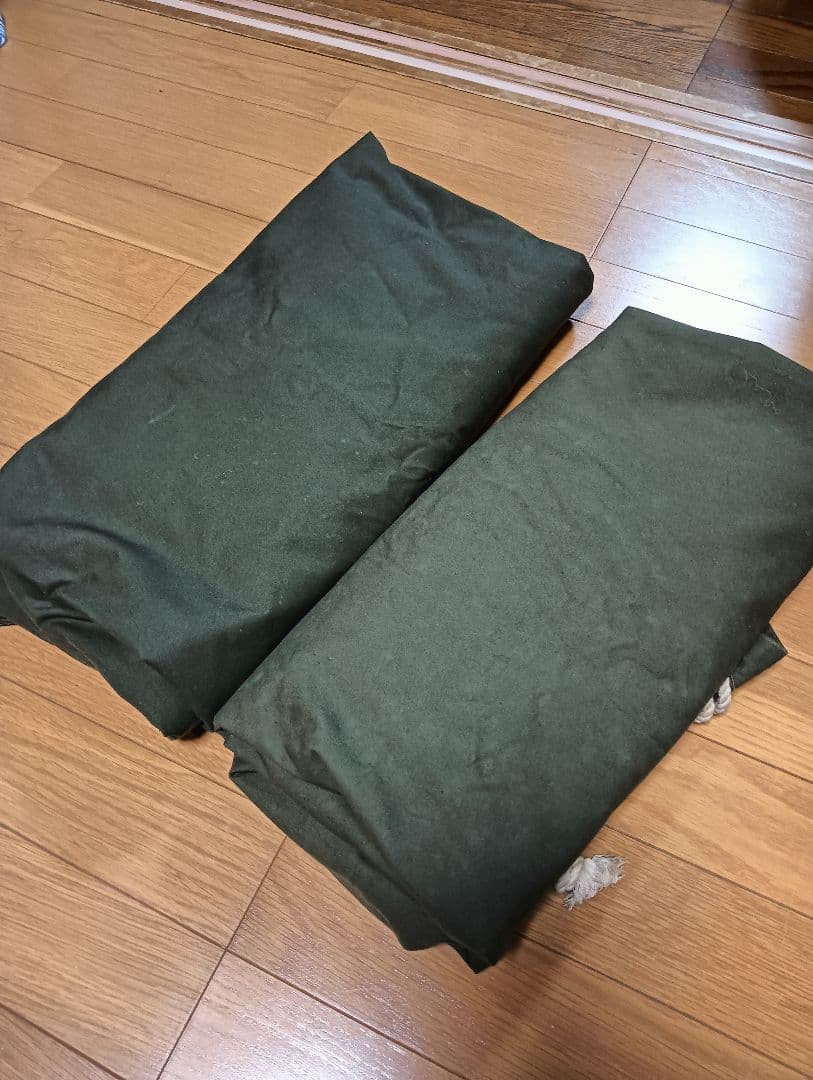 ポーランド軍幕2枚size2、ポーランド用拡張幕NOKI新品未使用品のセット