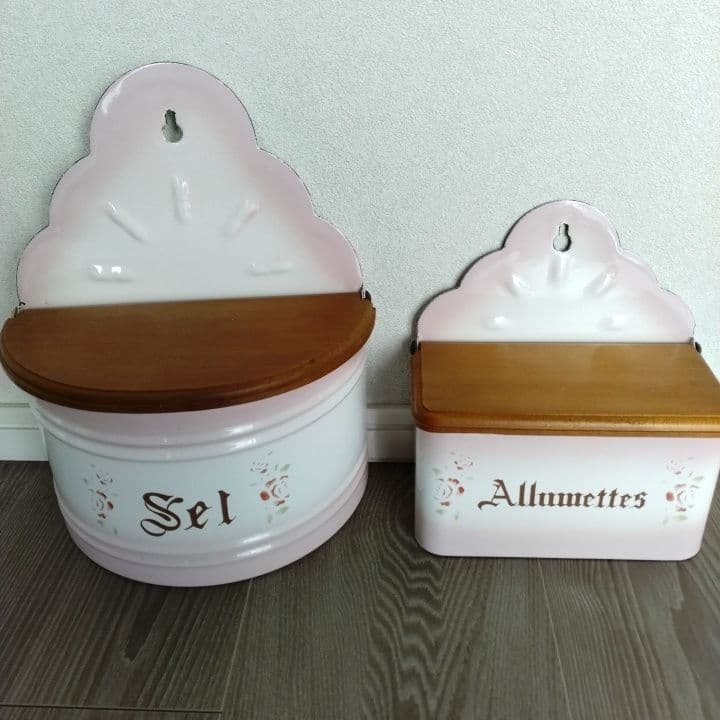 イマン⭐︎ステンシルローズ⭐︎セル缶＆アルメット缶 2点セット⭐︎ビンテージ