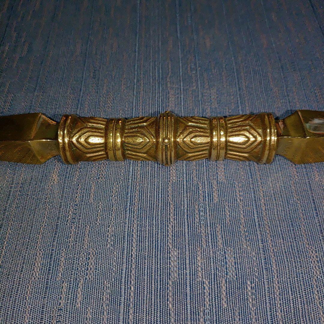 大型 独鈷杵 桐箱付 携帯用袋付