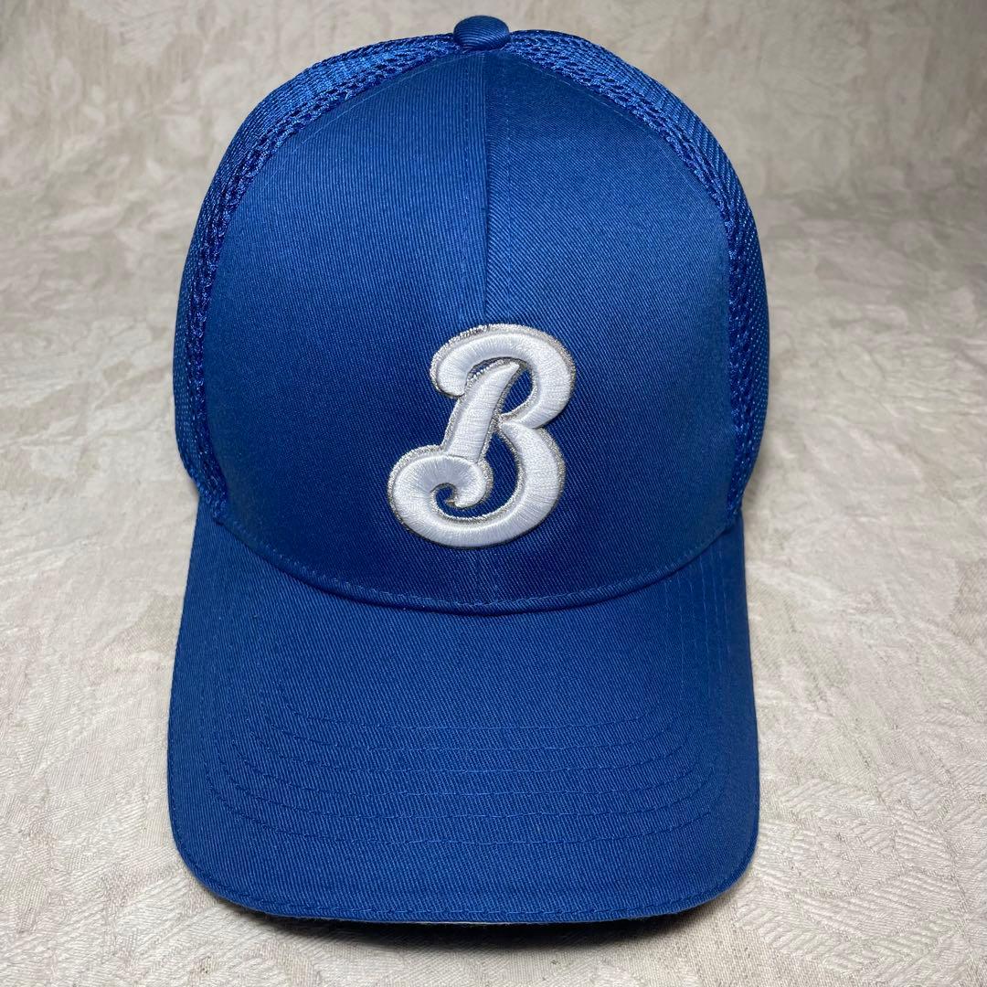 未使用！ 横浜ベイスターズ キャップ 旧ロゴ β ベータ ロイヤル青