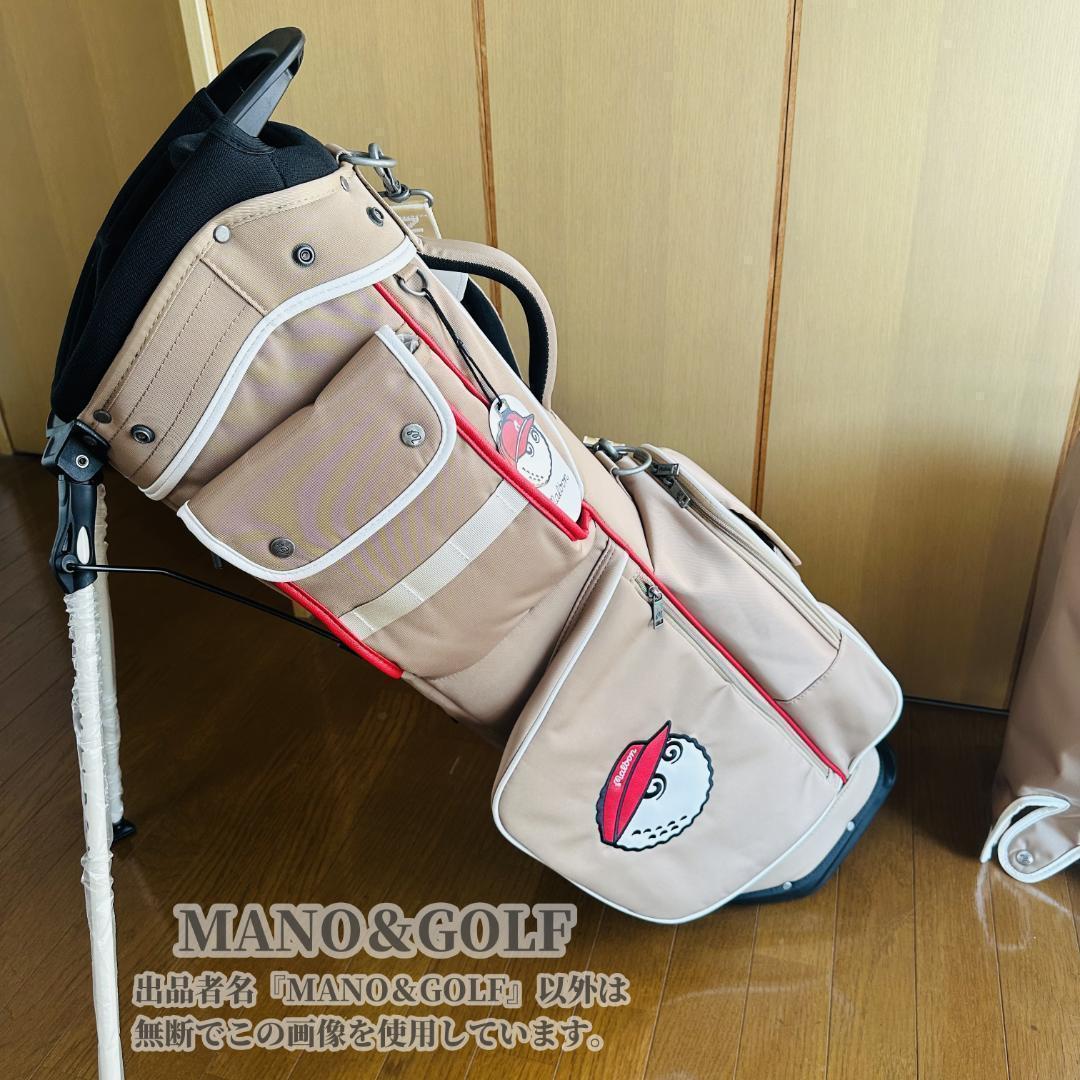 即日発送 マルボンゴルフ キャディバッグ Malbon Golf バック 茶色