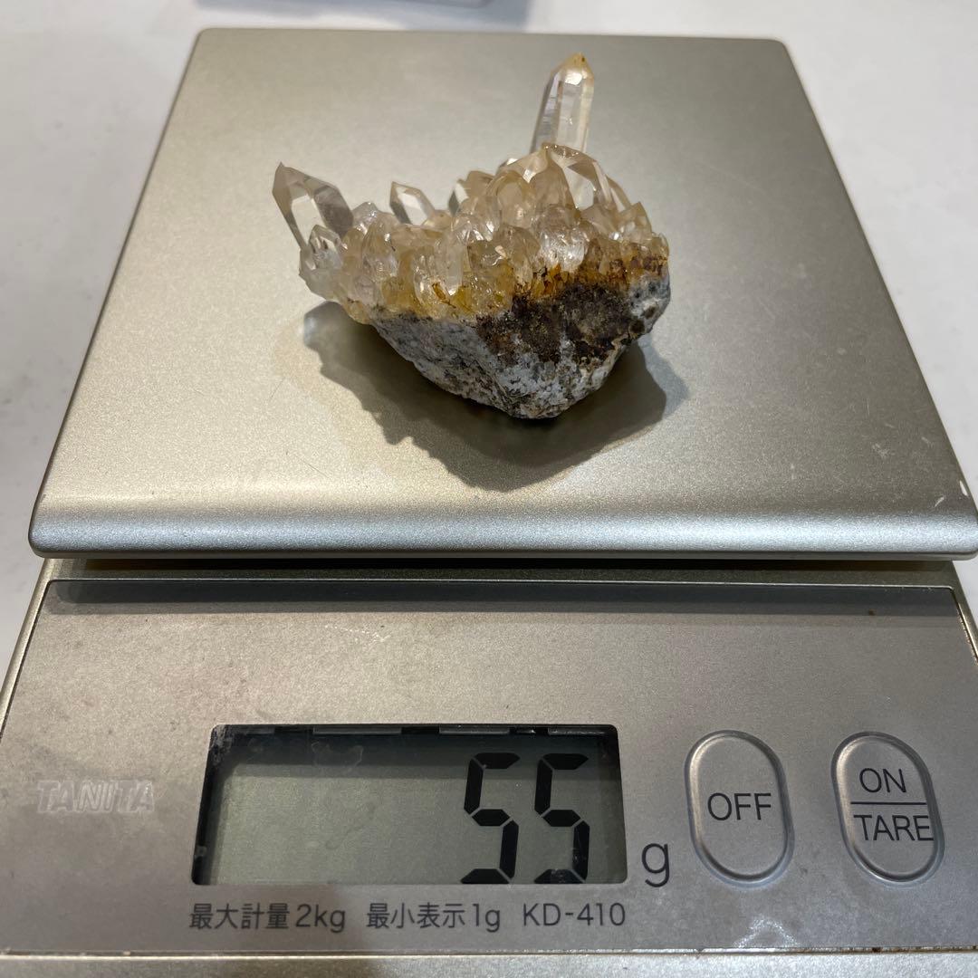 【国産鉱物】水晶クラスター　山梨県　乙女鉱山産