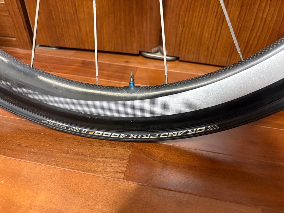 シマノカーボンホイール WH-9000C50TU前後タイヤ付11速