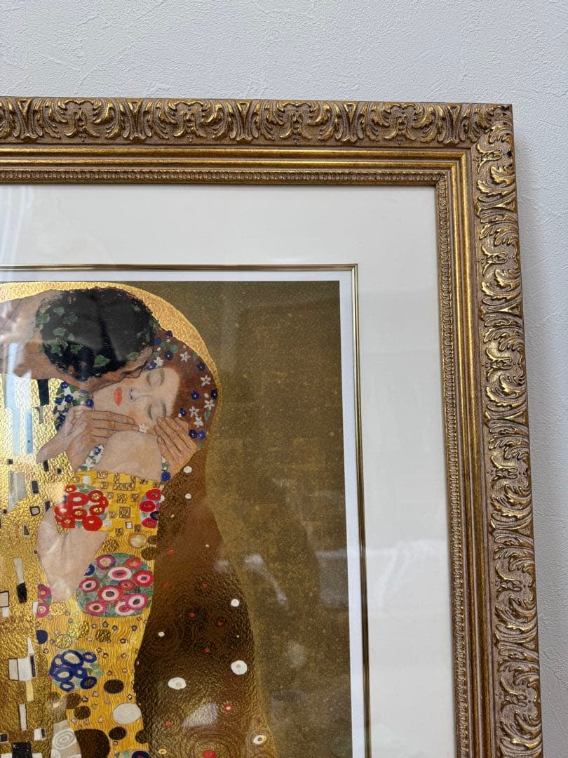 クリムト　グスタフ・クリムト　接吻 インテリア　絵画