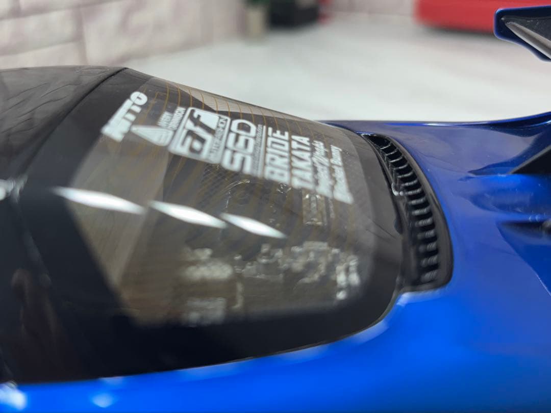 1/18ミニカー　ホンダNSX GTワイドボディーSSR深リムカスタム希少モデル