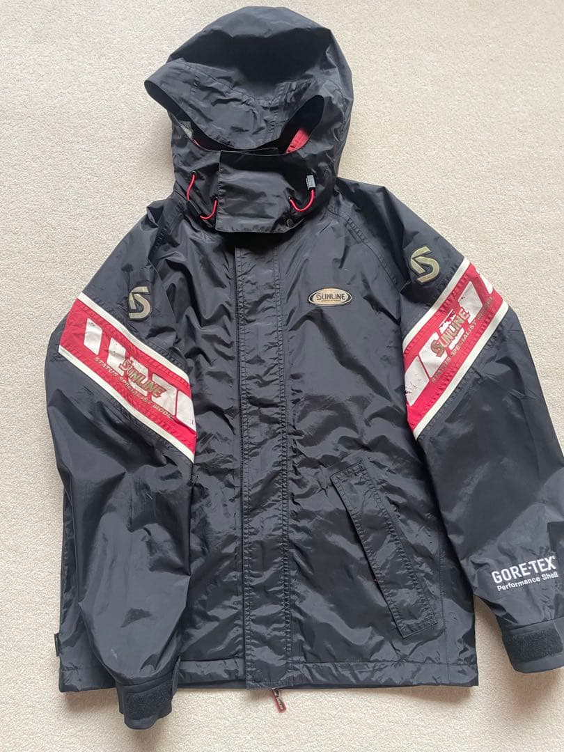 サンラインGORE-TEXゴアテックスフィッシングスーツ Mサイズ釣り海釣り