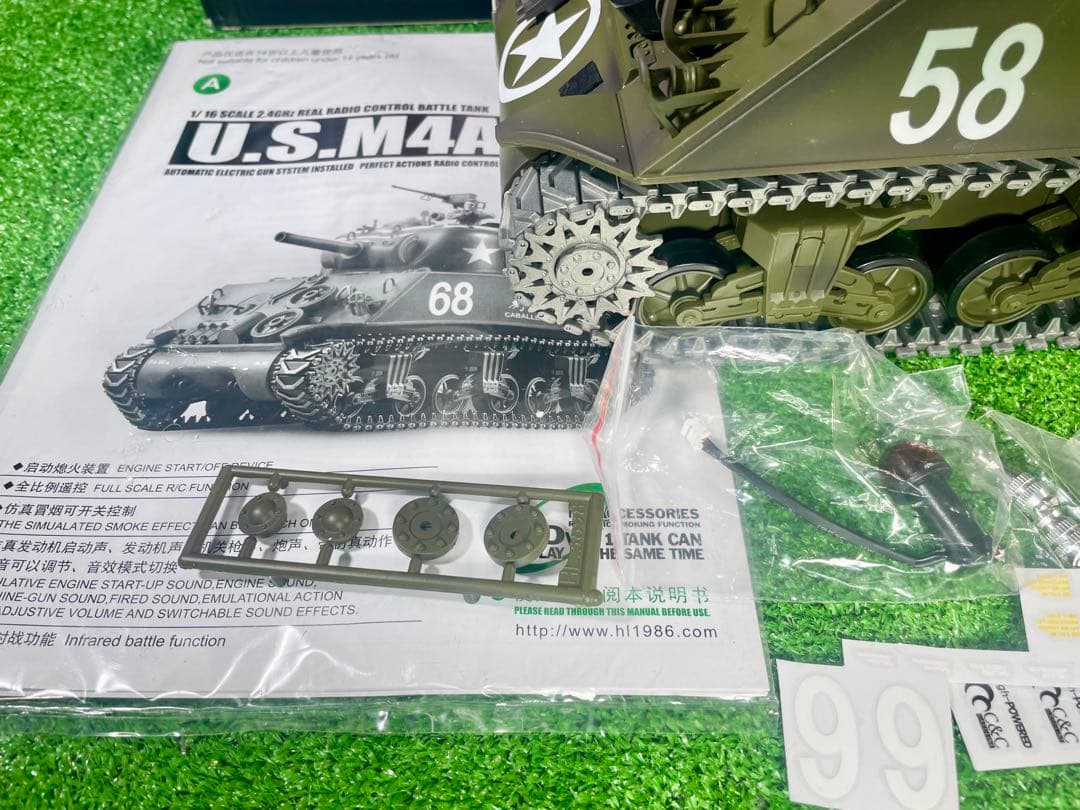 砲身リコイル&メタル版 ヘンロン1/16 U.S. M4A3 SHERMAN