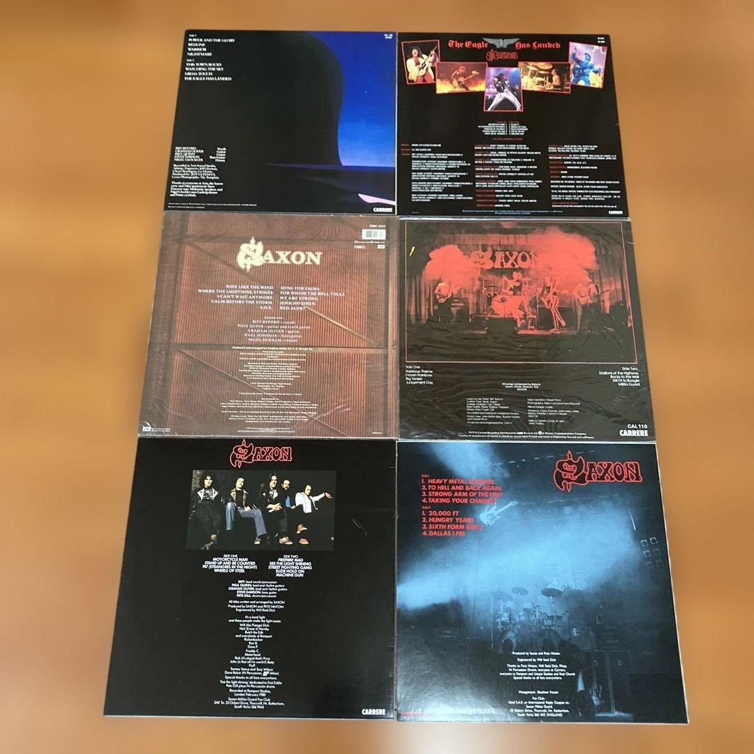 SAXON レコード 6枚セット
