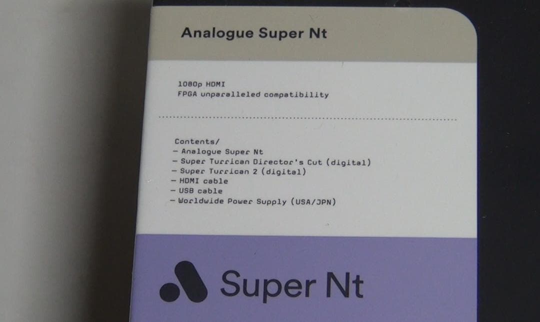 SNES 高級互換機 Analogue Super Nt　新品 未開封